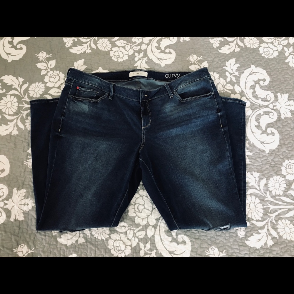 NWOT Slink Ripped Knee Stretch Skinny Jeans